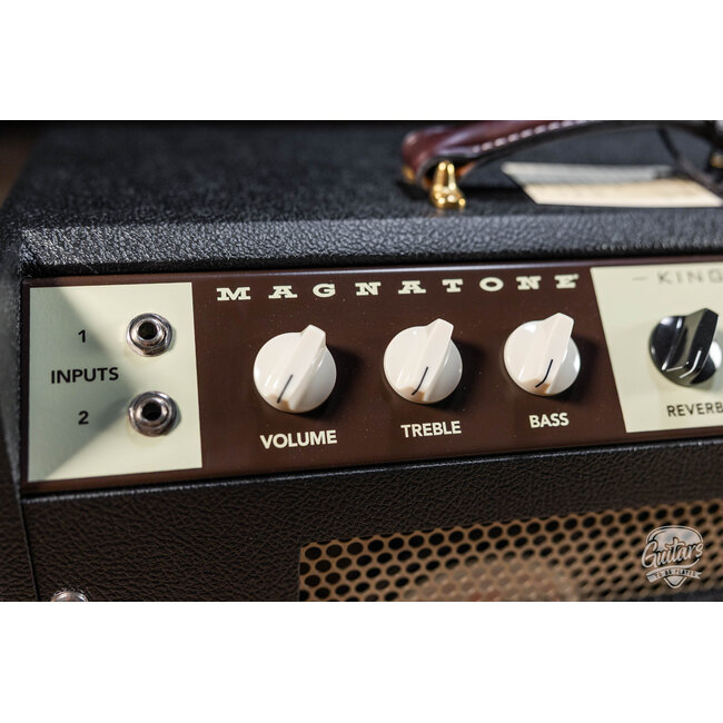Magnatone Kingston 12W 1x12” Combo Amp w/ Reverb – Black w/ Brown Grill