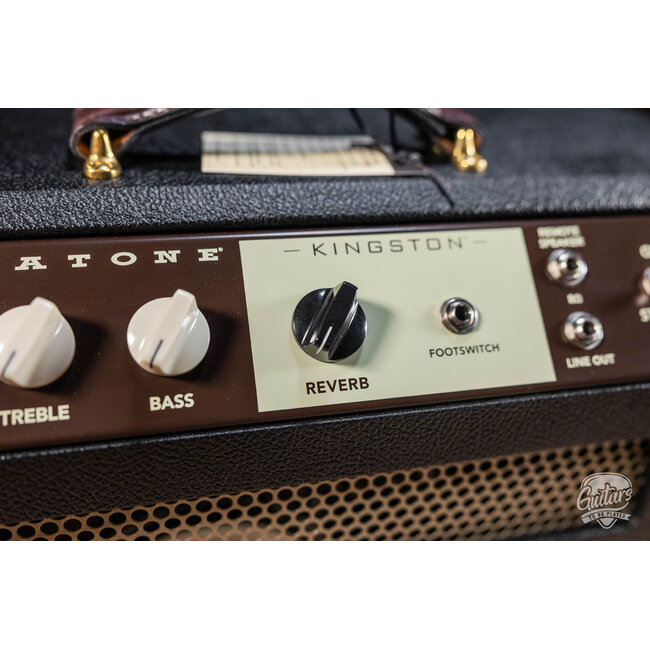 Magnatone Kingston 12W 1x12” Combo Amp w/ Reverb – Black w/ Brown Grill