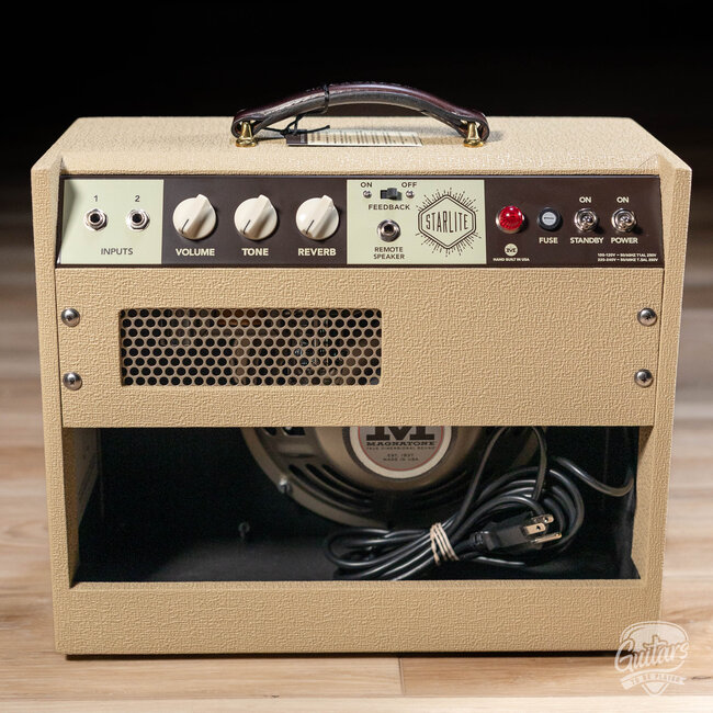 Magnatone Starlite Reverb 8W 1x10" Class A Combo Amp – Blonde w/ Oxblood