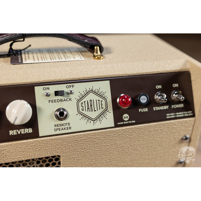 Magnatone Starlite Reverb 8W 1x10" Class A Combo Amp – Blonde w/ Oxblood