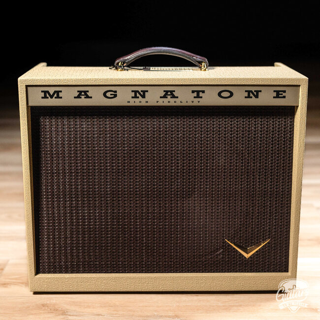 Magnatone Kingston 12W 1x12” Combo Amp w/ Reverb – Blonde w/ Oxblood