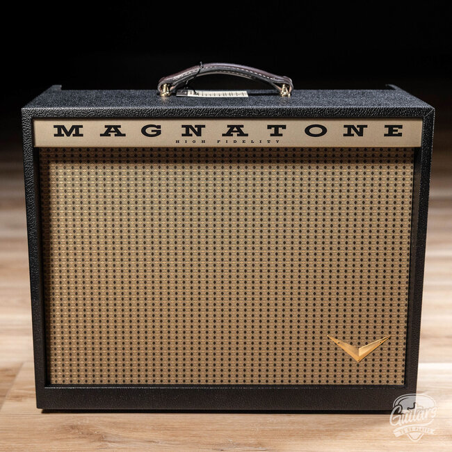 Magnatone Kingston 12W 1x12” Combo Amp w/ Reverb – Black w/ Brown Grill