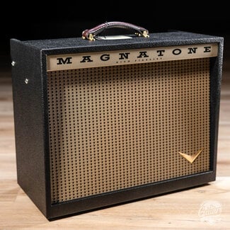 Magnatone Amplification Magnatone Kingston 12W 1x12” Combo Amp w/ Reverb – Black w/ Brown Grill