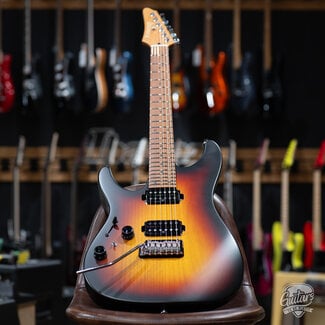 Ibanez Guitars Ibanez AZ2402L Prestige HH Left-Handed w/ Case – Tri-Fade Burst Flat (B-stock)