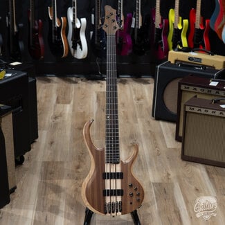 Used 2024 Ibanez BTB745-NTL 5 String Bass Guitar w/ Bag – Natural Low Gloss