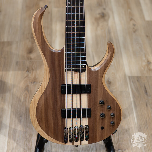 2024 Ibanez BTB745-NTL 5 String Bass Guitar w/ Bag – Natural Low Gloss