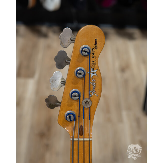 Used Fender B-34 Bullet Bass Deluxe w/ Bag – Sunburst