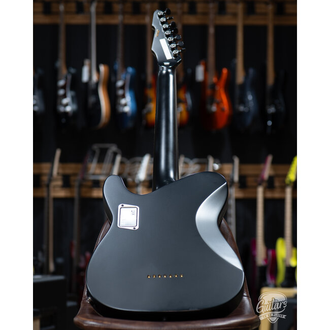 2025 ESP E-II T-B7 Baritone 7-String EMG Guitar w/ Case – Black Satin