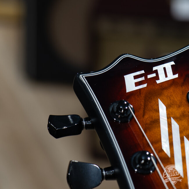 ESP E-II Eclipse Fishman Fluence Guitar w/ Case – Tiger Eye Sunburst (B-stock)