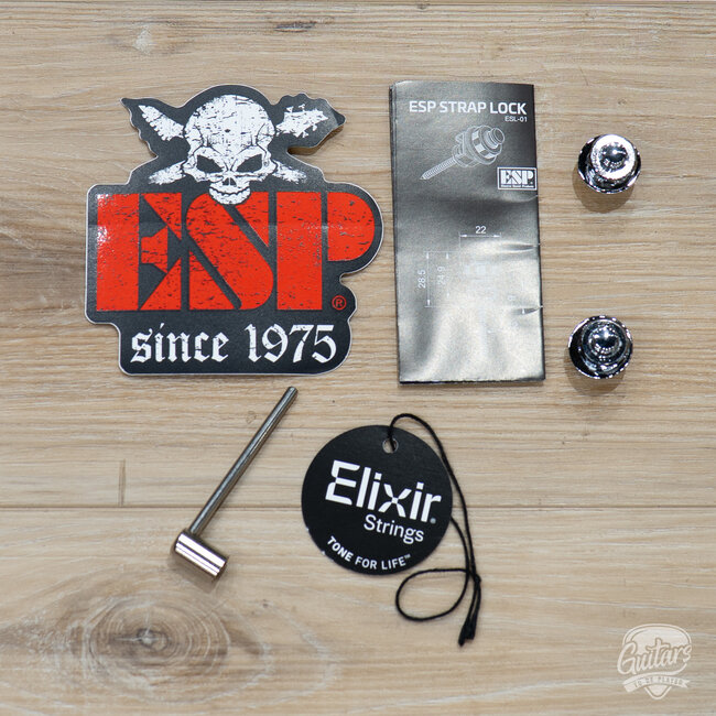 ESP E-II Eclipse Full Thickness Guitar w/ Case – Vintage Honey Burst (B-stock)