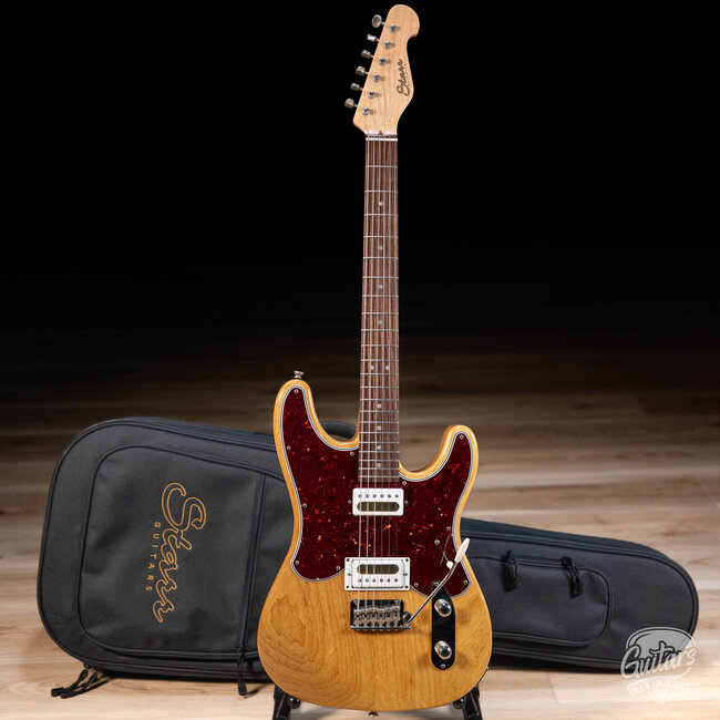 Starr Guitars Maverick Swamp Ash Guitar w/ Gemini Goldfoils – Vintage Amber