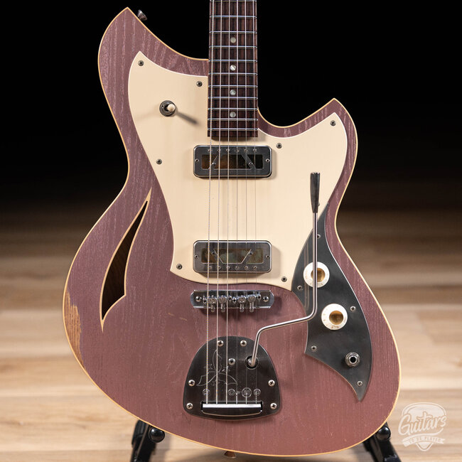 Novo Custom Miris J Semi-Hollow w/ Lollar Gold Foils – Heather Mist