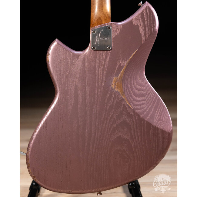Novo Custom Miris J Semi-Hollow w/ Lollar Gold Foils – Heather Mist