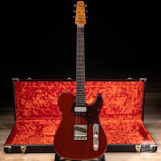Shabat Guitars Shabat Lion Sugar Pine T-Style w/ Lollar Firebird & J-Street – Merlot Metallic