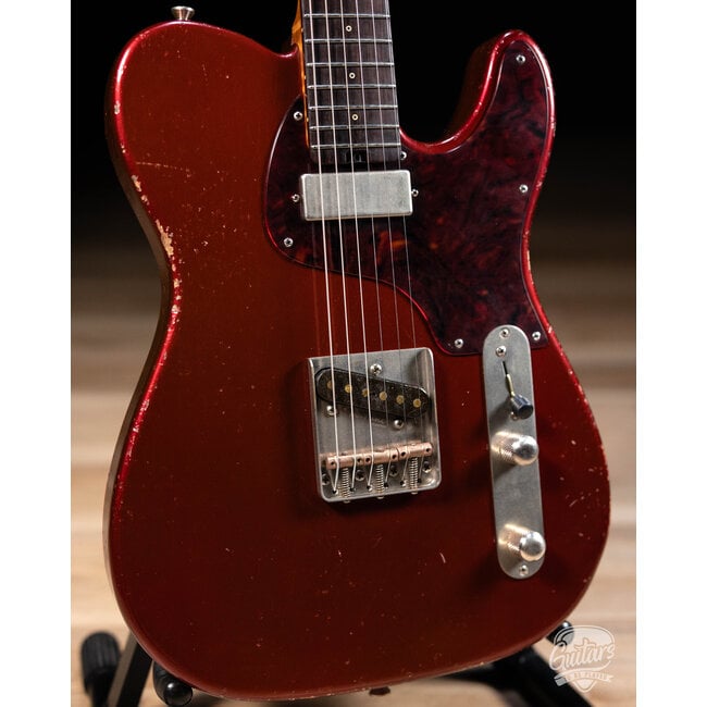 Shabat Lion Sugar Pine T-Style w/ Lollar Firebird & J-Street – Merlot Metallic