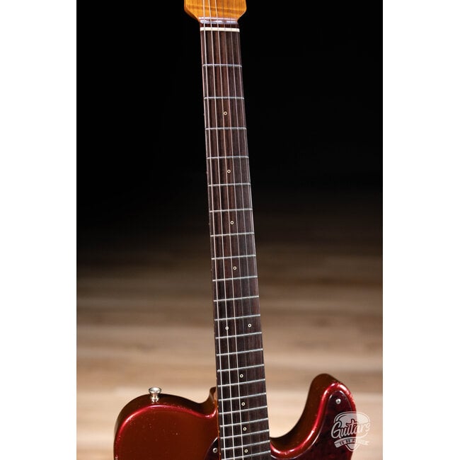 Shabat Lion Sugar Pine T-Style w/ Lollar Firebird & J-Street – Merlot Metallic
