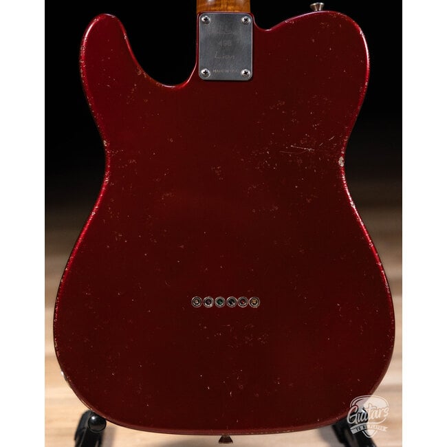 Shabat Lion Sugar Pine T-Style w/ Lollar Firebird & J-Street – Merlot Metallic