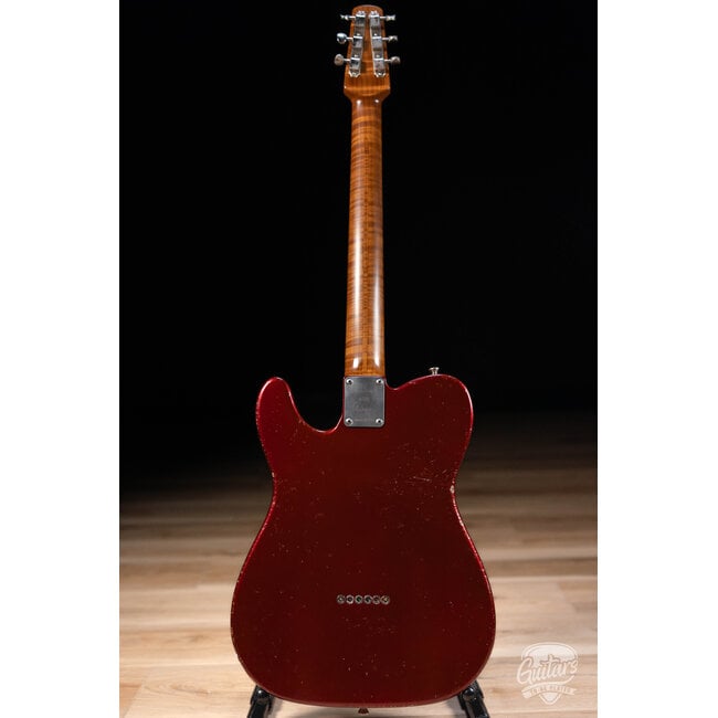 Shabat Lion Sugar Pine T-Style w/ Lollar Firebird & J-Street – Merlot Metallic