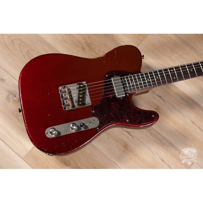 Shabat Lion Sugar Pine T-Style w/ Lollar Firebird & J-Street – Merlot Metallic