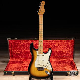 Shabat Guitars Shabat Lynx SSS 1pc Swamp Ash S-Style w/ Lollar Tweeds – 2-Tone Sunburst