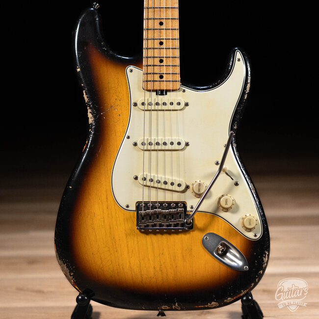 Shabat Lynx SSS 1pc Swamp Ash S-Style w/ Lollar Tweeds – 2-Tone Sunburst