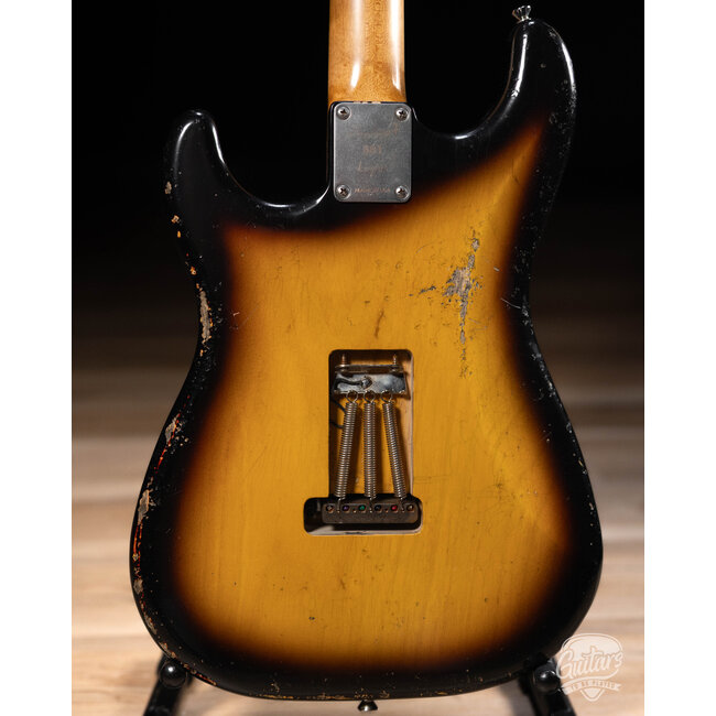 Shabat Lynx SSS 1pc Swamp Ash S-Style w/ Lollar Tweeds – 2-Tone Sunburst