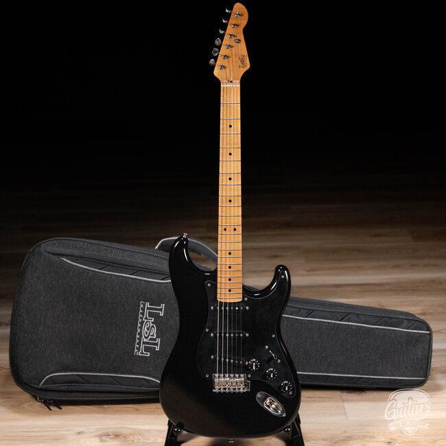 LsL Instruments Saticoy ERA 22-Fret Maple Neck SSS S-Style Guitar – Black