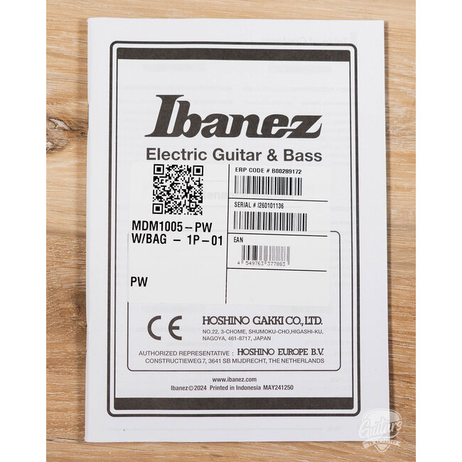 Ibanez MDM1005 5-String Bass Guitar w/ Bag – Pearl White