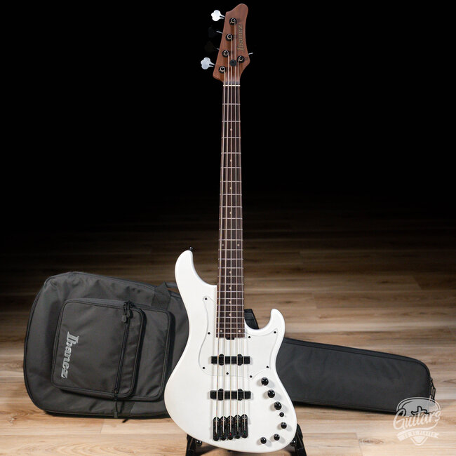 Ibanez MDM1005 Mode Series 5-String Bass Guitar w/ Bag – Pearl White