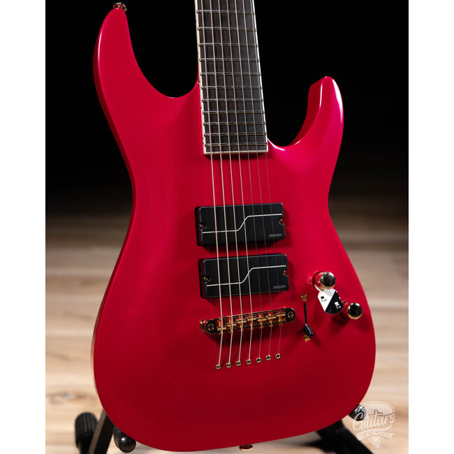 ESP LTD SC-607B Baritone 7-String Guitar w/ Case – Magenta Metallic