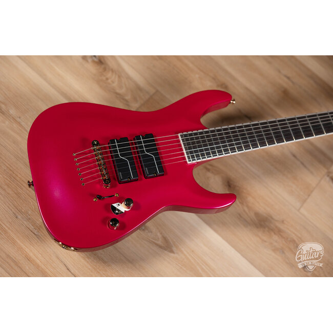ESP LTD SC-607B Baritone 7-String Guitar w/ Case – Magenta Metallic