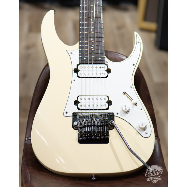 2012 Ibanez Cameron Maynard Custom RG1527Z 7 String w/ Case LACS – Cream
