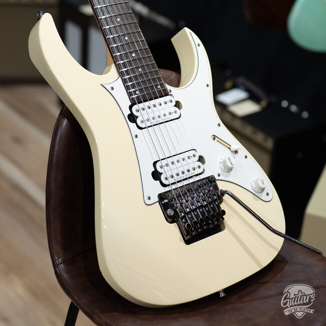 2012 Ibanez Cameron Maynard Custom RG1527Z 7 String w/ Case LACS – Cream