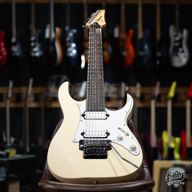 2012 Ibanez Cameron Maynard Custom RG1527Z 7 String w/ Case LACS – Cream