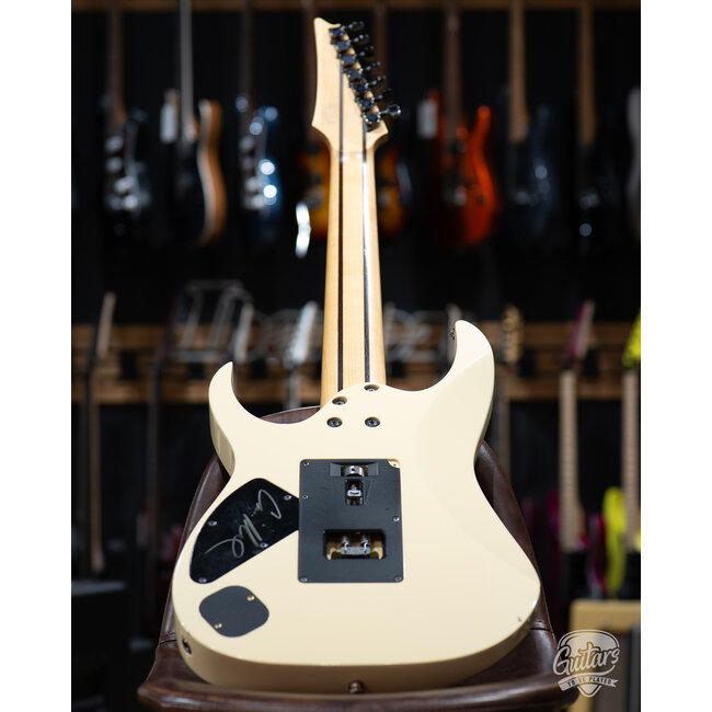 2012 Ibanez Cameron Maynard Custom RG1527Z 7 String w/ Case LACS – Cream