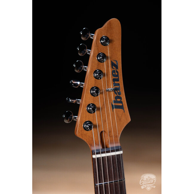 Ibanez TQM2 Tom Quayle Signature Guitar w/ Case – Charcoal Black Burst Flat