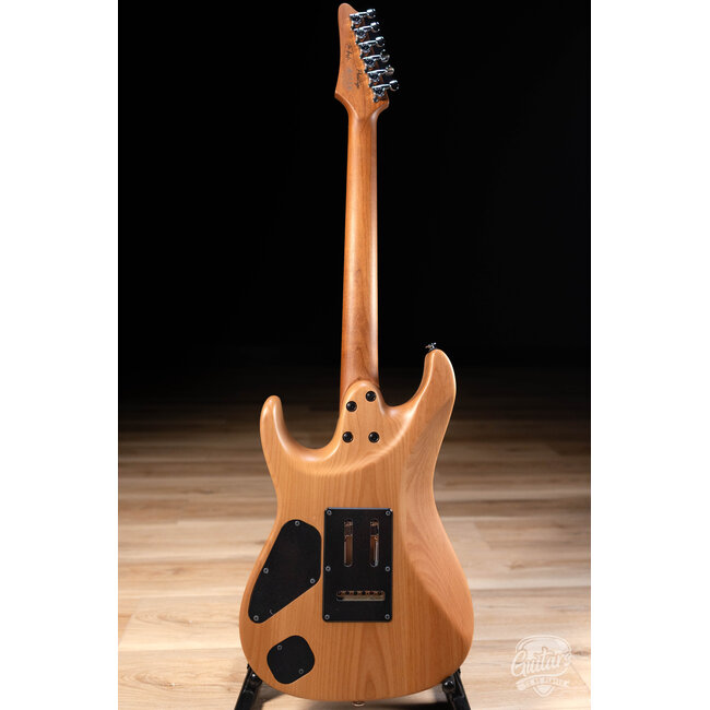 Ibanez TQM2 Tom Quayle Signature Guitar w/ Case – Charcoal Black Burst Flat