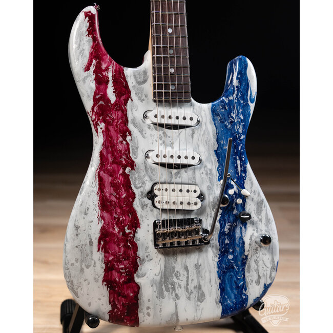 Tyler Guitars USA 250 Limited Studio Elite HDX – Red, White & Blue Shmear