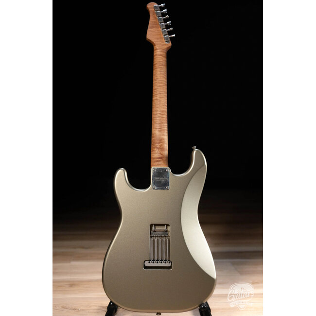 Xotic XSC-2 Alder HSS S-Style w/ Flame Maple & Rosewood –Champagne Gold Metallic