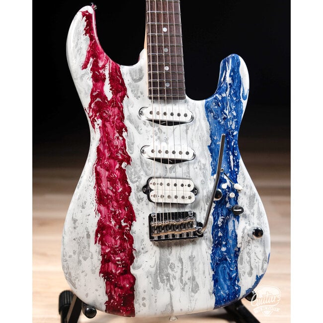 Tyler Guitars USA 250 Limited Studio Elite HDX – Red, White & Blue Shmear