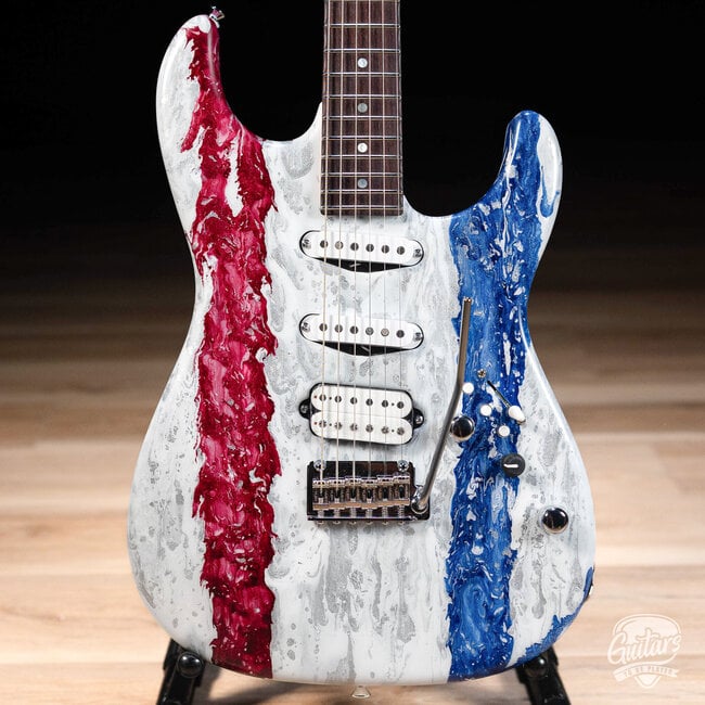 Tyler Guitars USA 250 Limited Studio Elite HDX – Red, White & Blue Shmear
