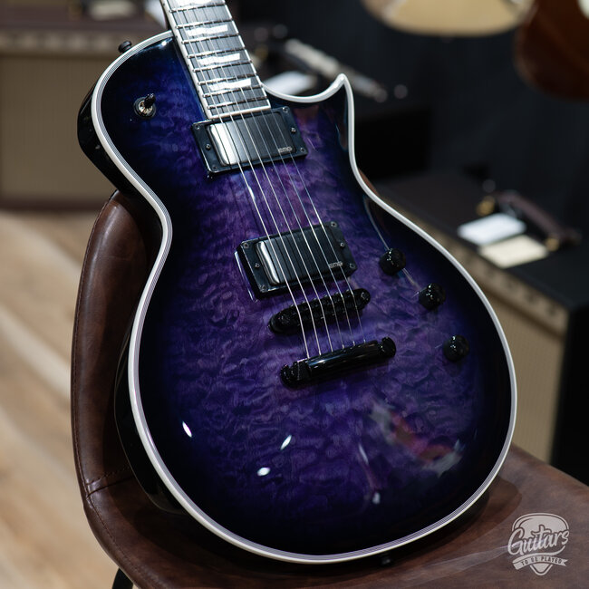 ESP E-II Eclipse EMG Electric Guitar w/ Case – Reindeer Blue (B-stock)