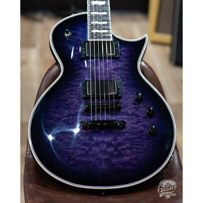 ESP E-II Eclipse EMG Electric Guitar w/ Case – Reindeer Blue (B-stock)