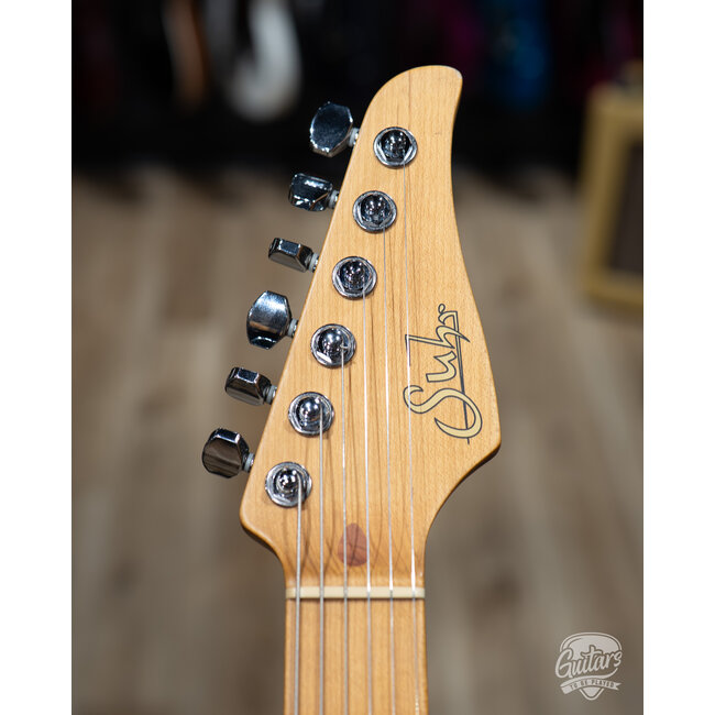 2013 Suhr Standard Alder Roasted Maple Guitar w/ Case - Crimson Red Burst