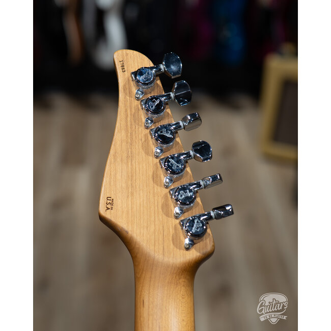 2013 Suhr Standard Alder Roasted Maple Guitar w/ Case - Crimson Red Burst