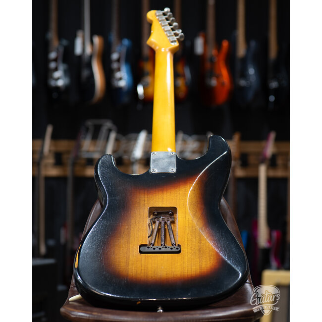 Used Whitfill S-Style Rosewood Fretboard Guitar w/ Case – 3-Tone Burst