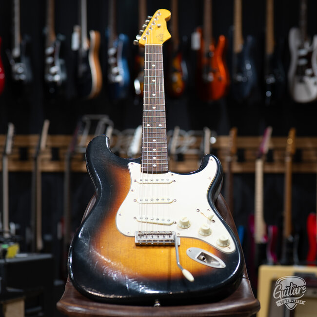 Used Whitfill S-Style Rosewood Fretboard Guitar w/ Case – 3-Tone Burst
