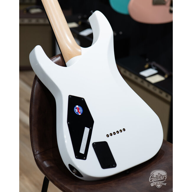 ESP E-II M-I NT Neck Thru Fishman Guitar w/ Case – Snow White (B-stock)