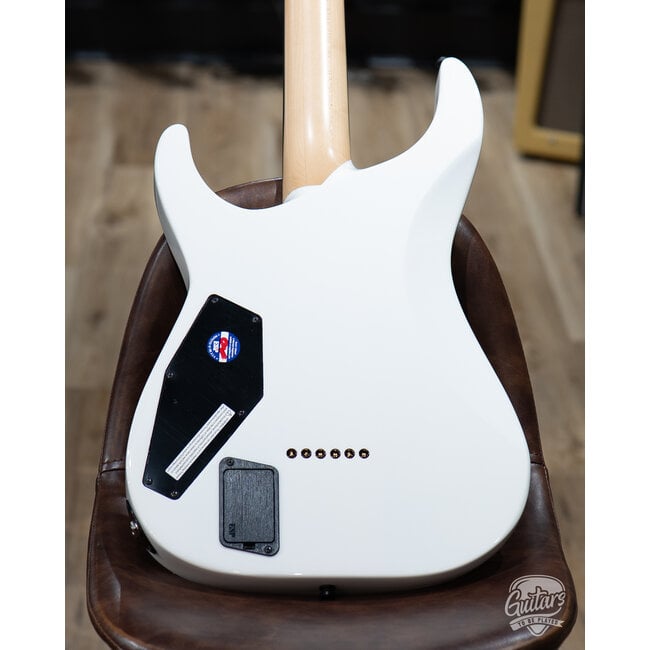 ESP E-II M-I NT Neck Thru Fishman Guitar w/ Case – Snow White (B-stock)