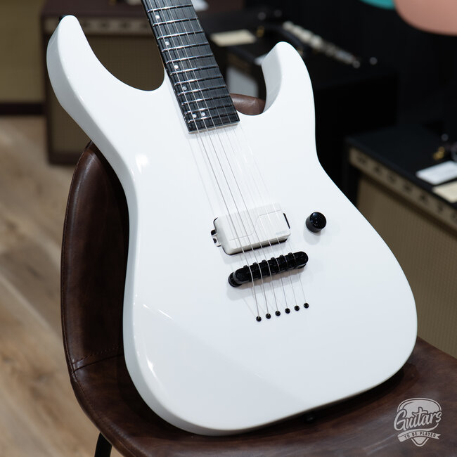 ESP E-II M-I NT Neck Thru Fishman Guitar w/ Case – Snow White (B-stock)